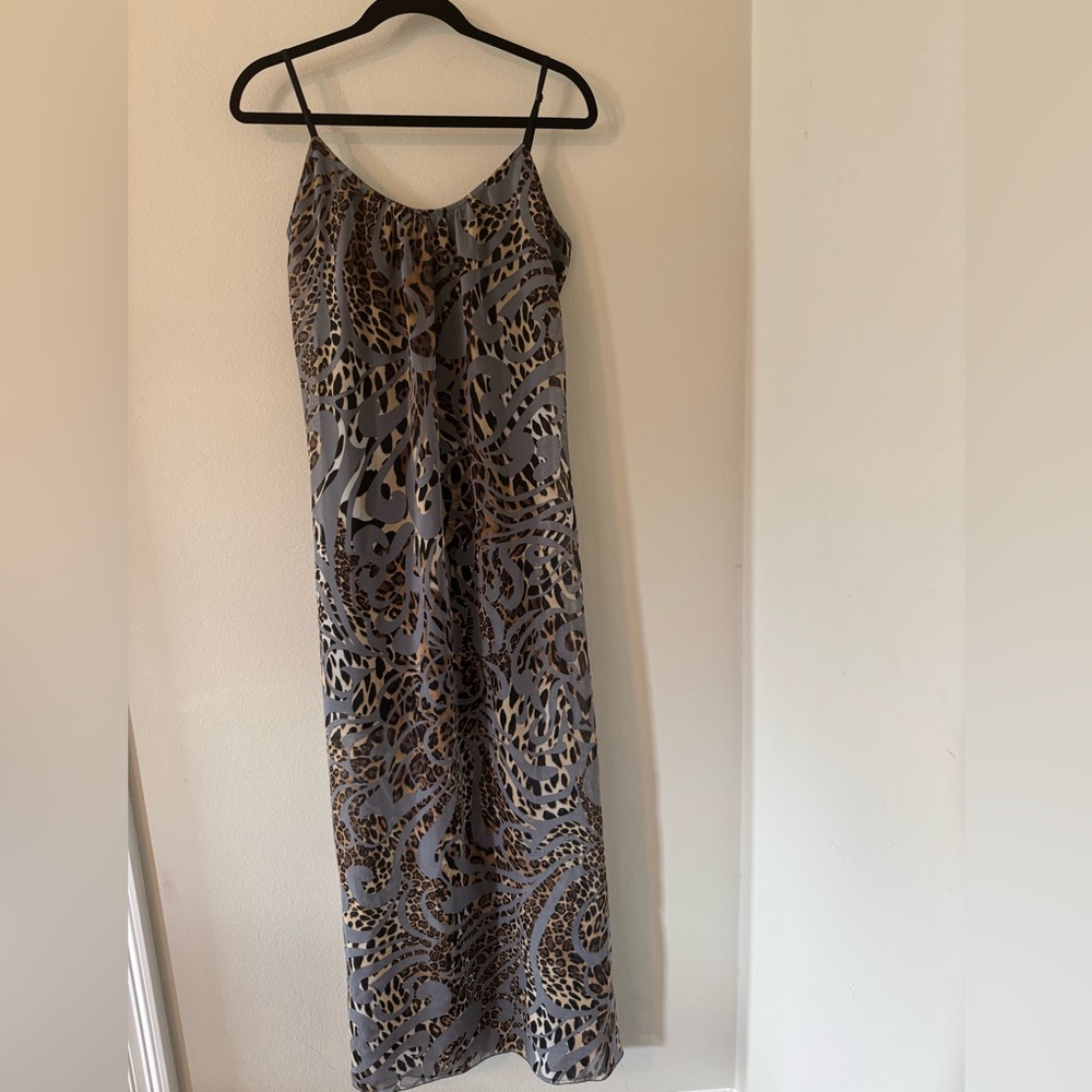 🐆SOLD Leopard Print Maxi Dress
